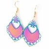 EARRINGS SILVER STAINLESS STEEL CELEBRITY