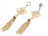 gold earrings made of stainless steel