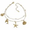 BRACELET GOLD CELEBRITY STAINLESS STEEL