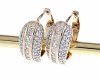 exclusive swarovski gold-plated earrings