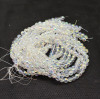 Glass beads faceted strands