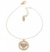 BRACELET GOLD CELEBRITY STAINLESS STEEL
