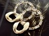 gold plated earrings with exclusive cubic zirconia
