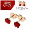 exclusive swarovski gold-plated earrings