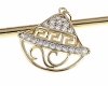 gold pendant 18k shiny xuping