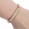 gold bracelet for a gold-plated leg
