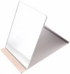 Portable folding cosmetic mirror