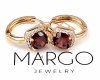 exclusive swarovski gold-plated earrings