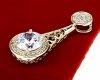 18k gold plated set pendant earrings xuping