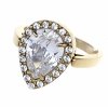 ring 19,00mm gold stainless steel