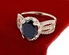 gold ring 18,60mm. gold-plated engagement xuping
