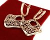 exclusive swarovski gold-plated earrings