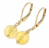 gold earrings made of stainless steel