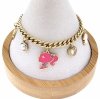 BRACELET GOLD CELEBRITY STAINLESS STEEL