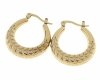 gold earrings made of stainless steel
