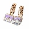 exclusive swarovski gold-plated earrings