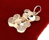 gold pendant 18k shiny xuping