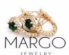 gold plated earrings with exclusive cubic zirconia