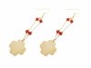 gold earrings made of stainless steel