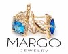exclusive swarovski gold-plated earrings