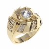 gold ring 18,60mm. gold-plated engagement xuping