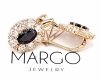 gold plated earrings with exclusive cubic zirconia