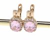 exclusive swarovski gold-plated earrings