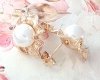 gold plated earrings with exclusive cubic zirconia