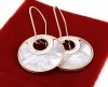 gold earrings made of stainless steel