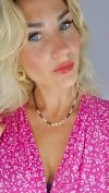GOLD CHAIN NECKLACE celebrity STAINLESS STEEL