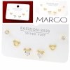 gold plated earrings with exclusive cubic zirconia