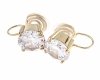 gold earrings made of stainless steel