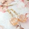 gold earrings made of stainless steel