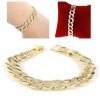 gold bracelet for a gold-plated leg