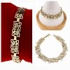 BRACELET GOLD CELEBRITY STAINLESS STEEL