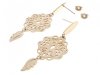 gold earrings made of stainless steel