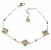 BRACELET GOLD CELEBRITY STAINLESS STEEL