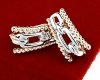 gold plated earrings with exclusive cubic zirconia