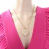 GOLD CHAIN NECKLACE celebrity STAINLESS STEEL