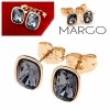 exclusive swarovski gold-plated earrings