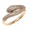 gold ring 18,60mm. gold-plated engagement xuping