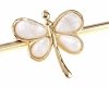 elegant gold brooch