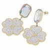gold earrings made of stainless steel