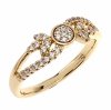 gold ring 18,60mm. gold-plated engagement xuping