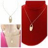 GOLD CHAIN NECKLACE celebrity STAINLESS STEEL
