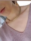 GOLD CHAIN NECKLACE celebrity STAINLESS STEEL