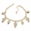 gold bracelet for a gold-plated leg