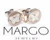 gold earrings made of stainless steel