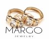 gold plated earrings with exclusive cubic zirconia
