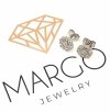 gold plated earrings with exclusive cubic zirconia